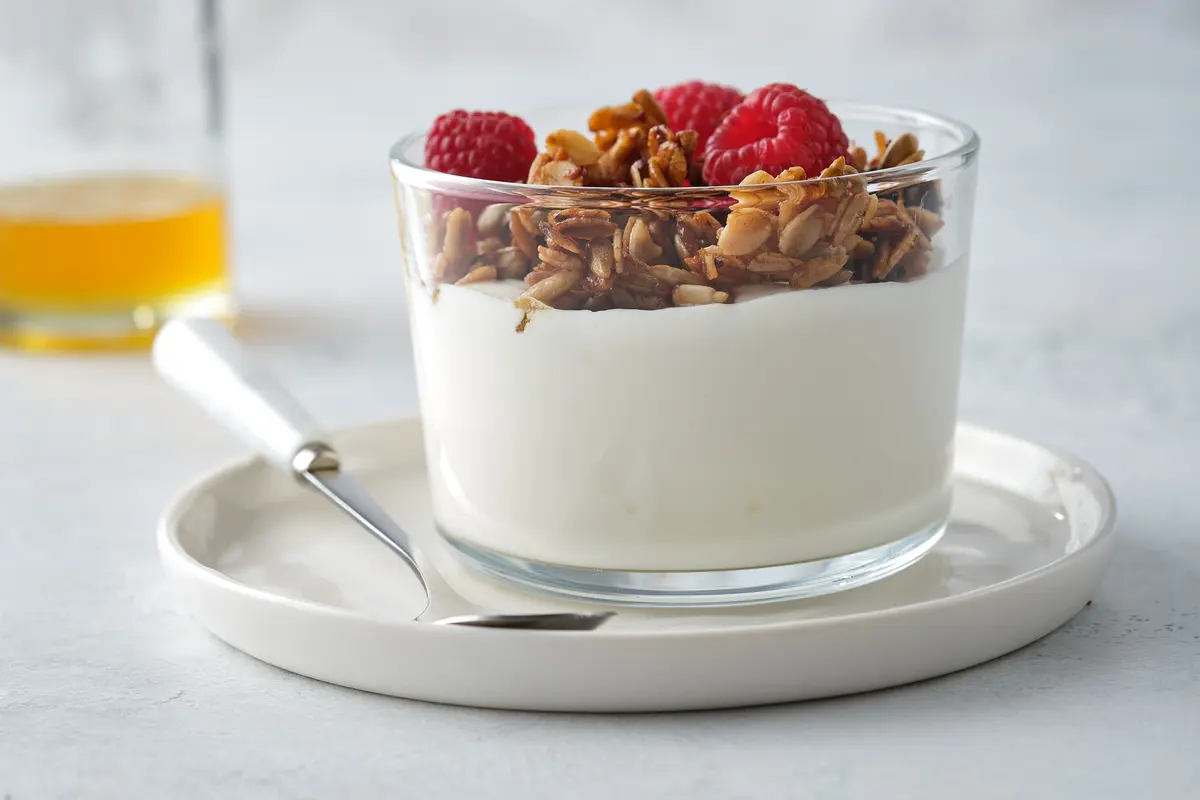 Layered Yogurt Granola Berry Parfait Ready in Minutes