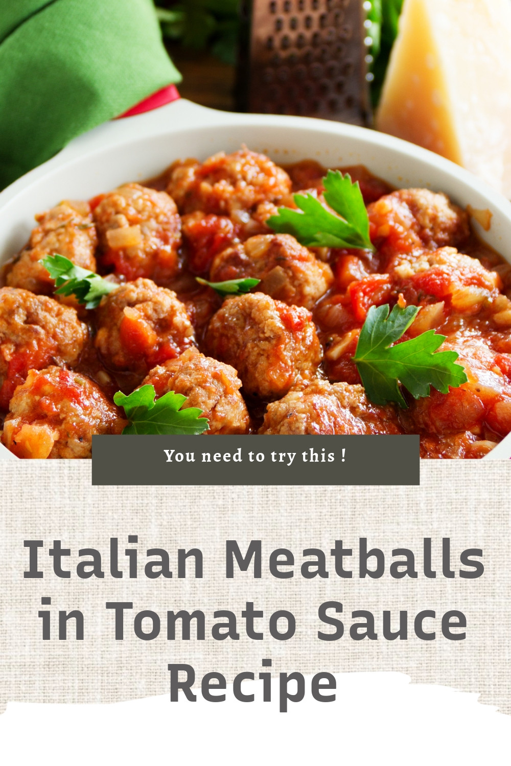 Italian Meatballs A Perfect Tomato Sauce Recipe ingredients