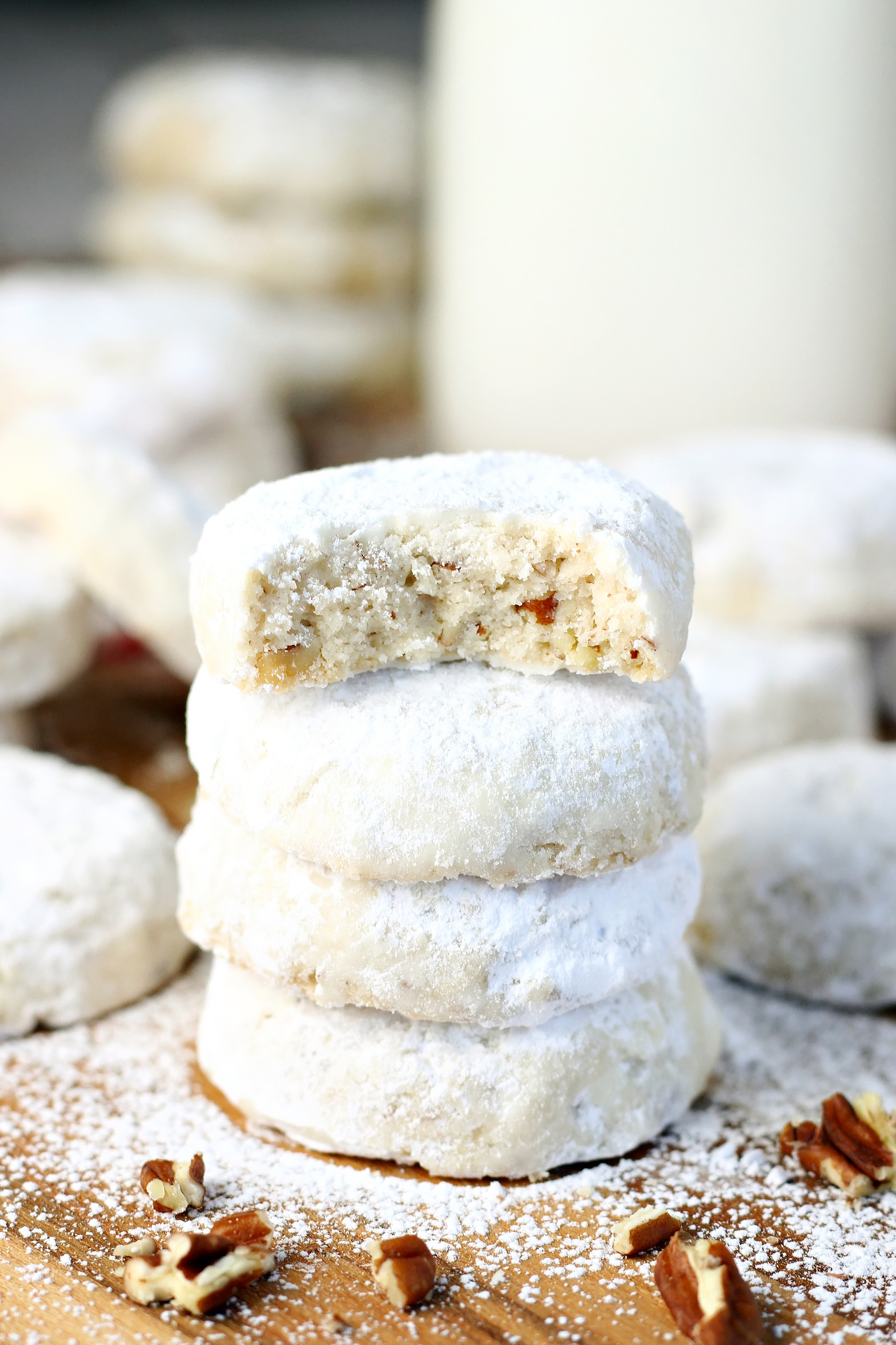Buttery Homemade Pecan Sandies Crumbly Cookies Recipe