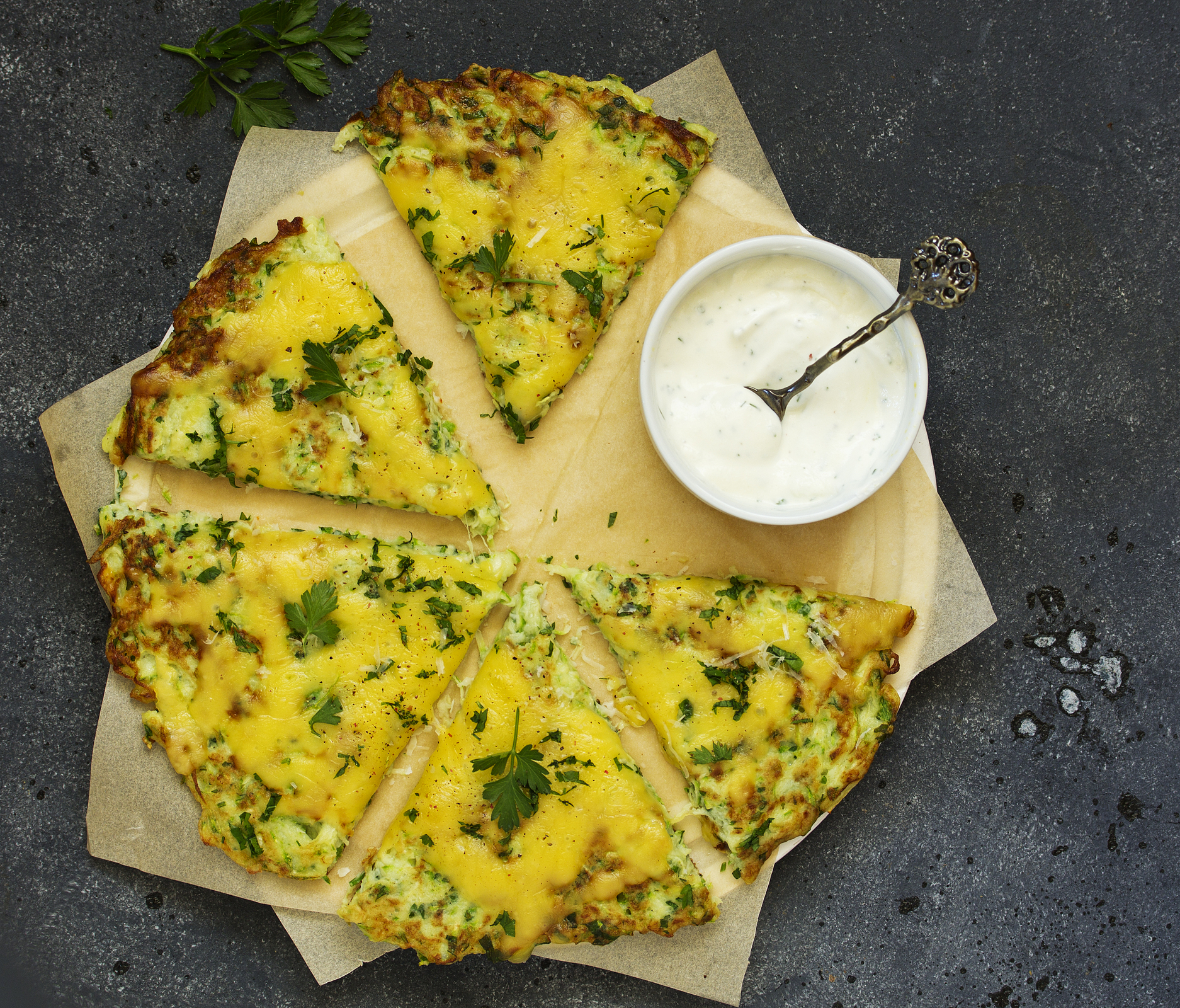 Easy Zucchini Pizza Cheese Quick Dinner Idea