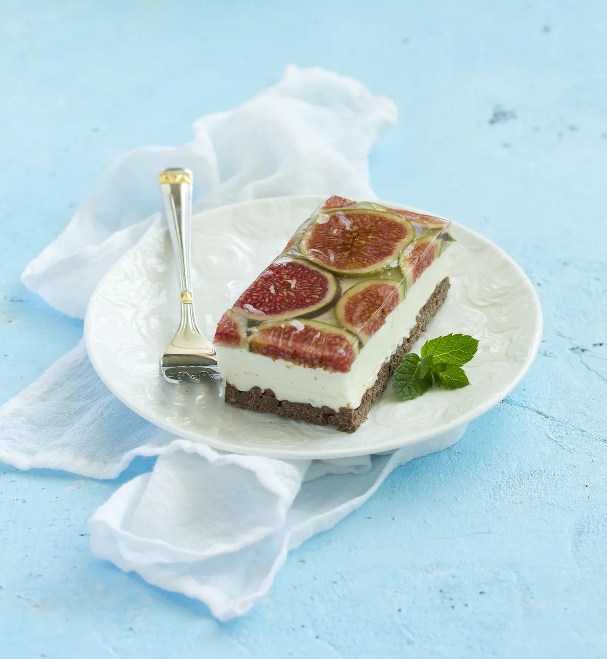 Low Calorie Fig Cheesecake for Healthy Dessert Cravings