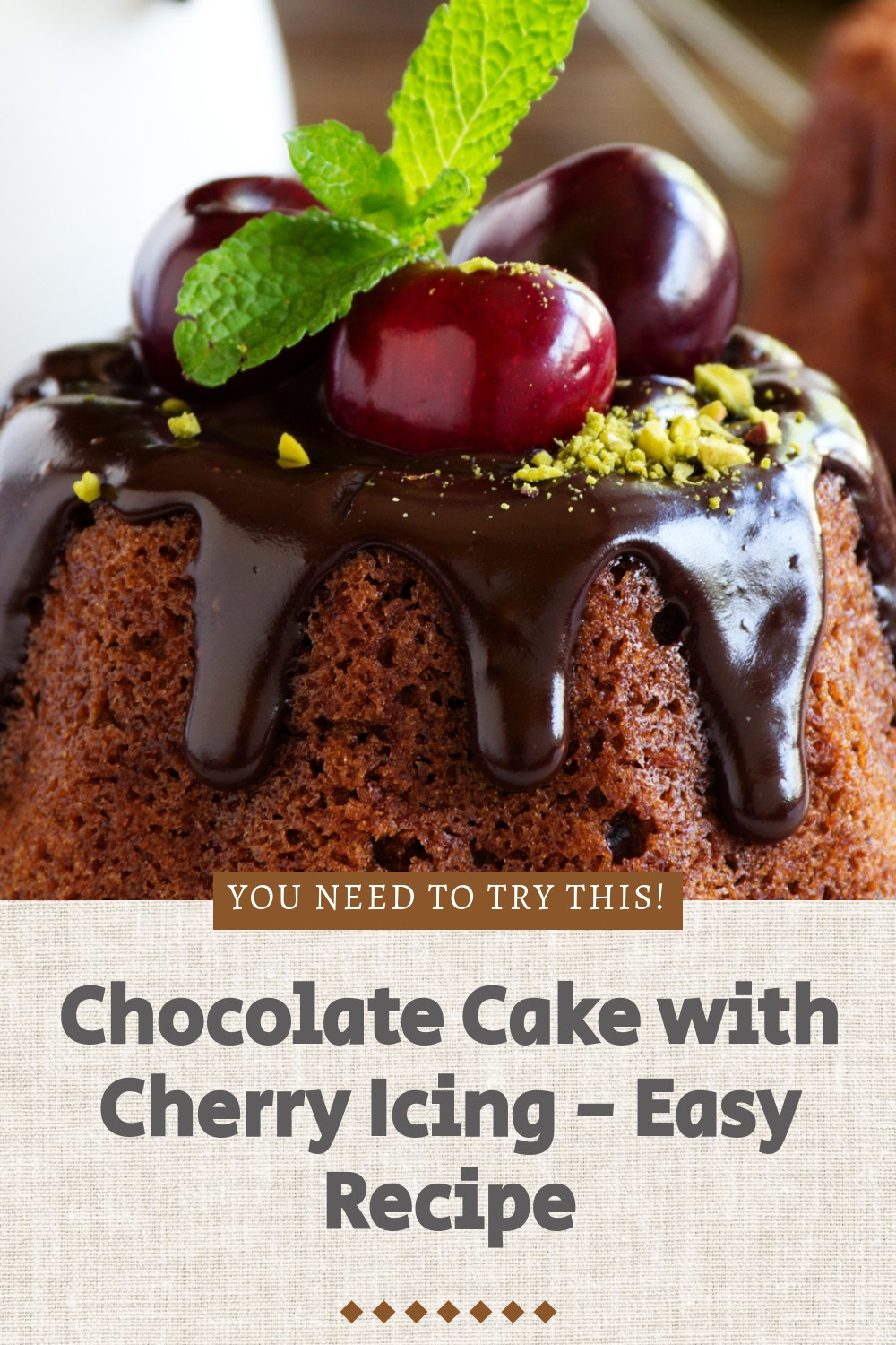 Easy Chocolate Cherry Cake Recipe for Beginners ingredients