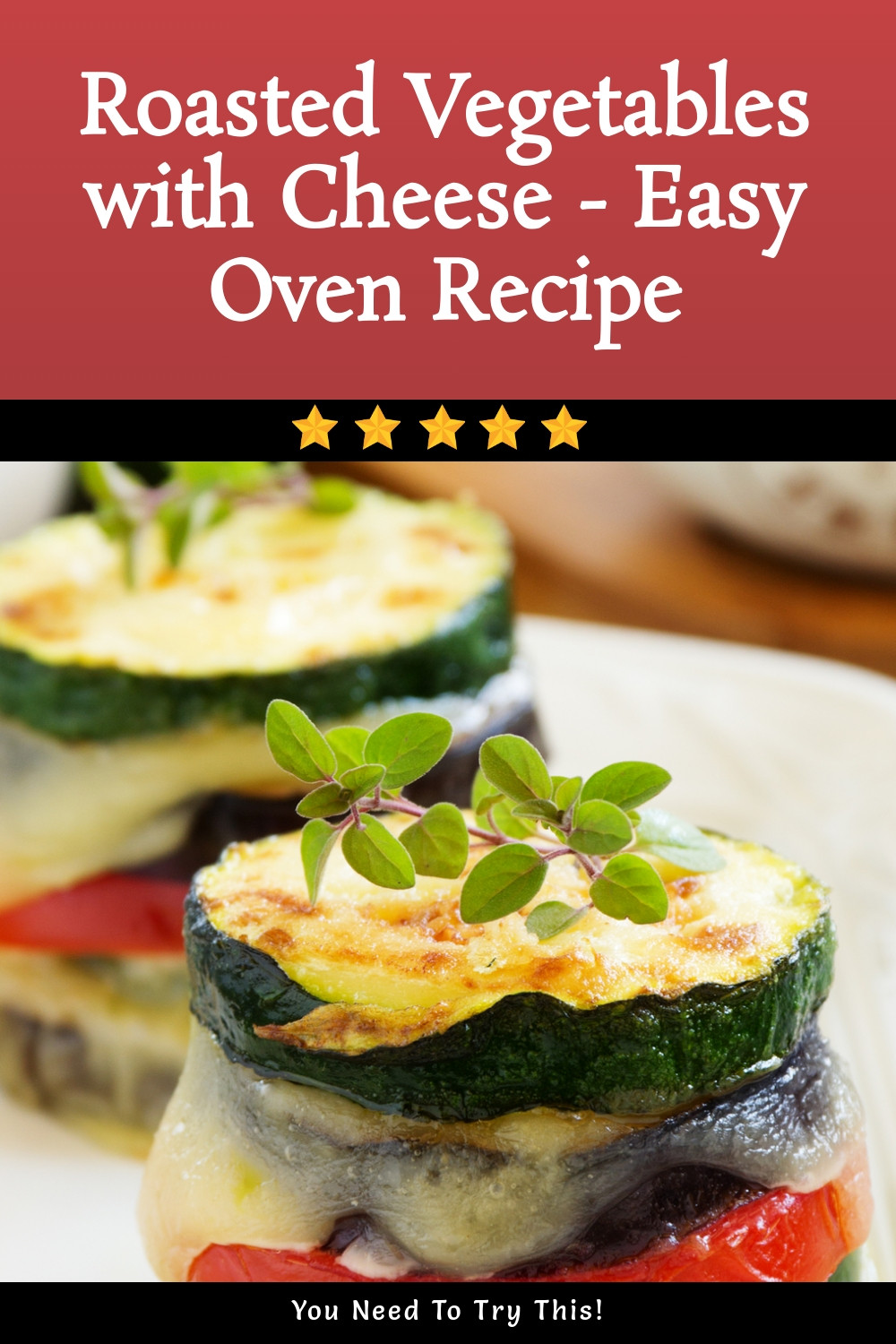 Easy Oven Roasted Vegetables with Cheese ingredients