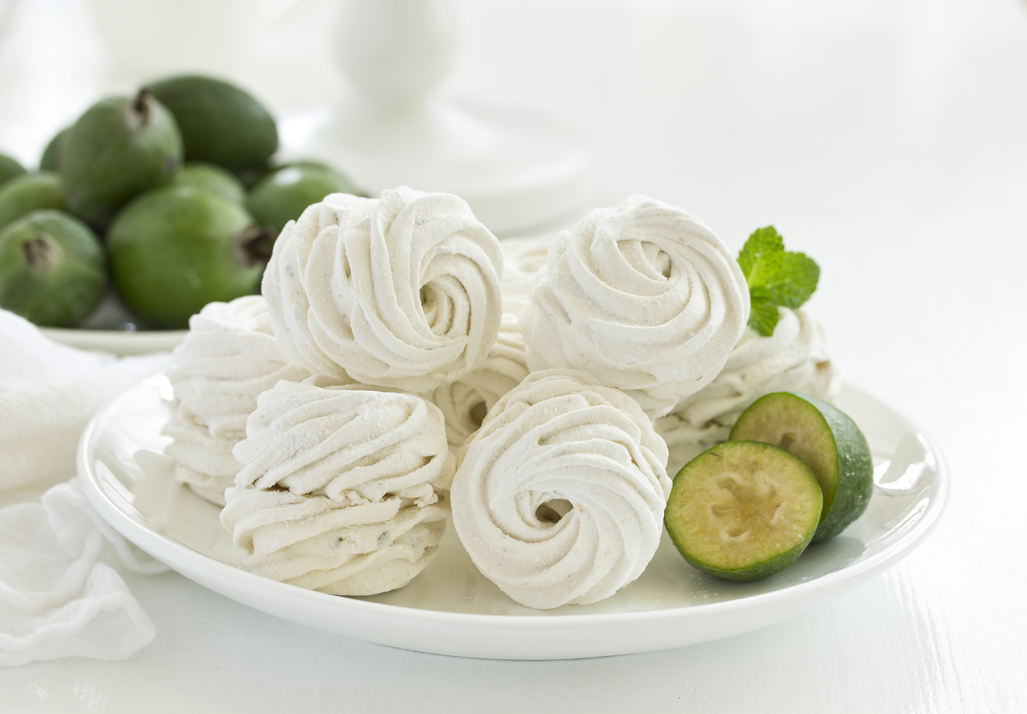 Homemade Apple Feijoa Marshmallow Fluffy Delight