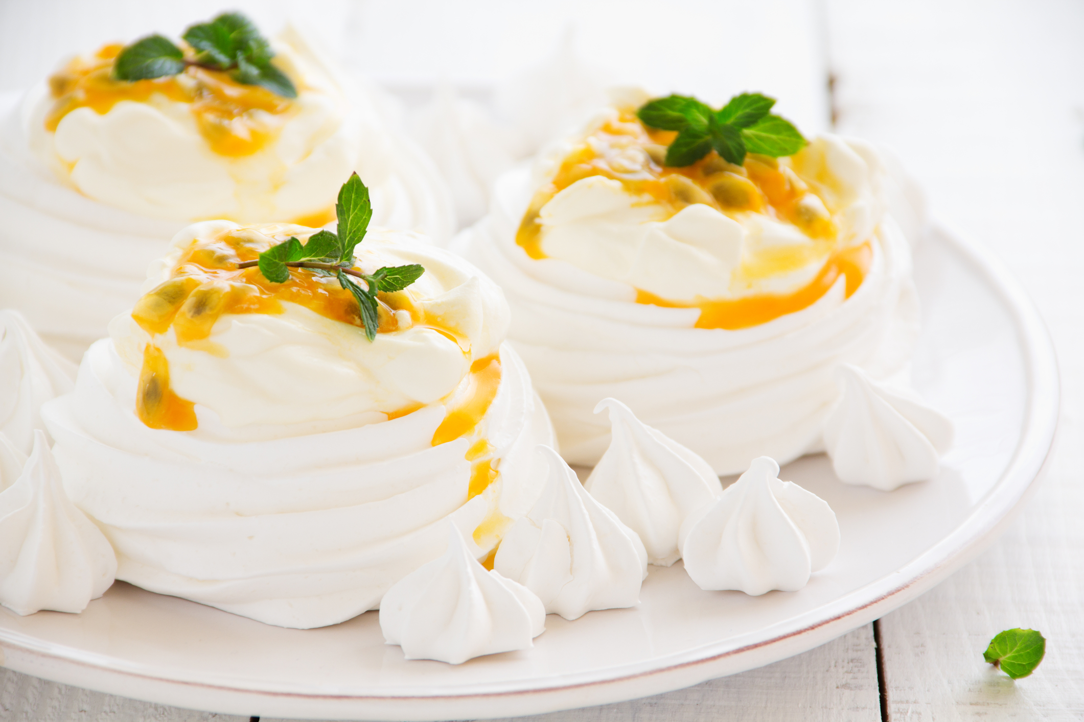 Crispy Passion Fruit Pavlova Perfection