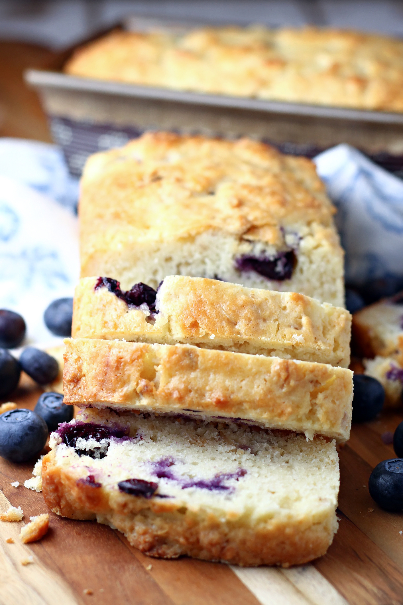 Simple Blueberry Oat Loaf Bakes in One Bowl
