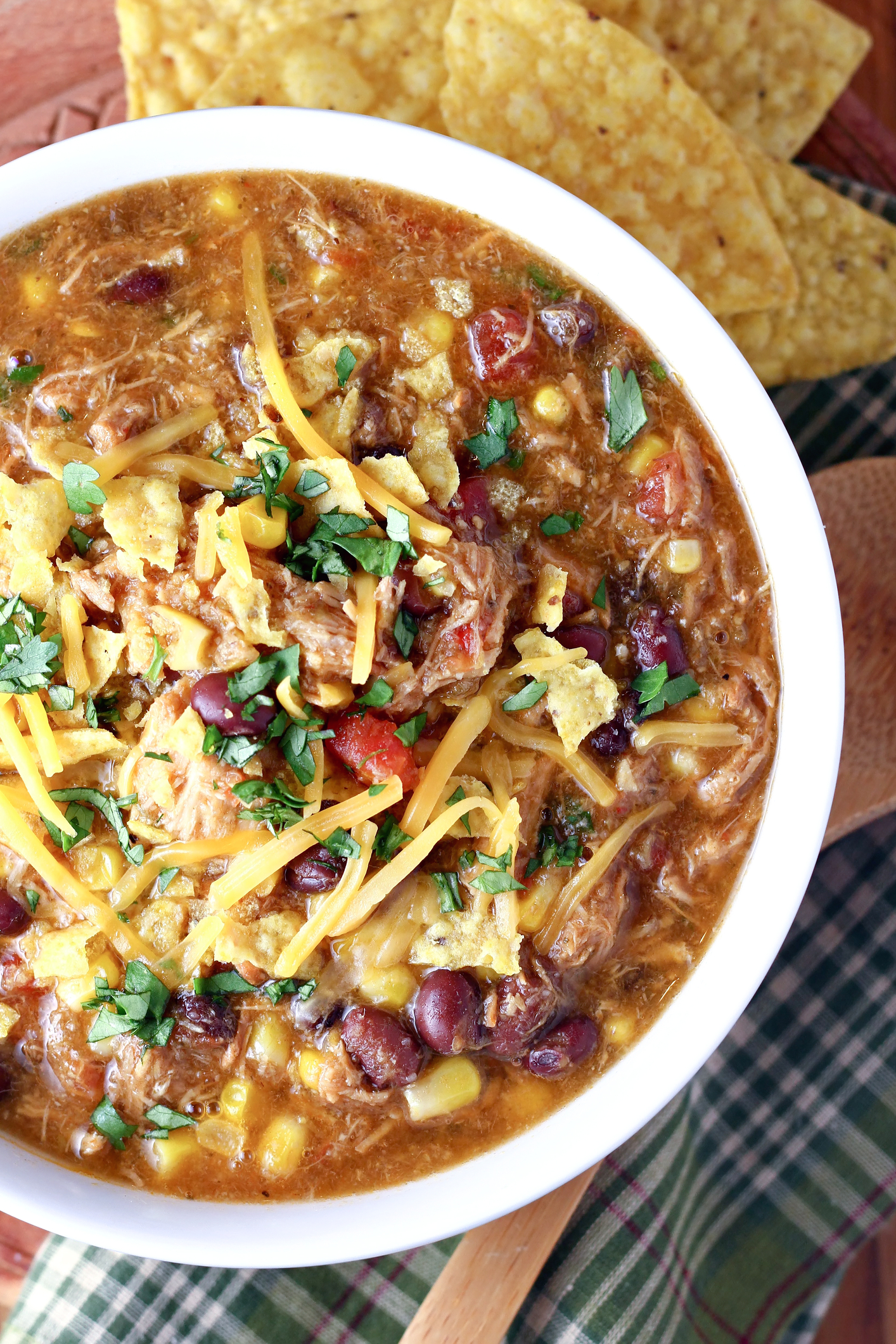 Hearty Pork Stew with Crunchy Tortilla Chips Hearty Pork Stew with Crunchy Tortilla Chips