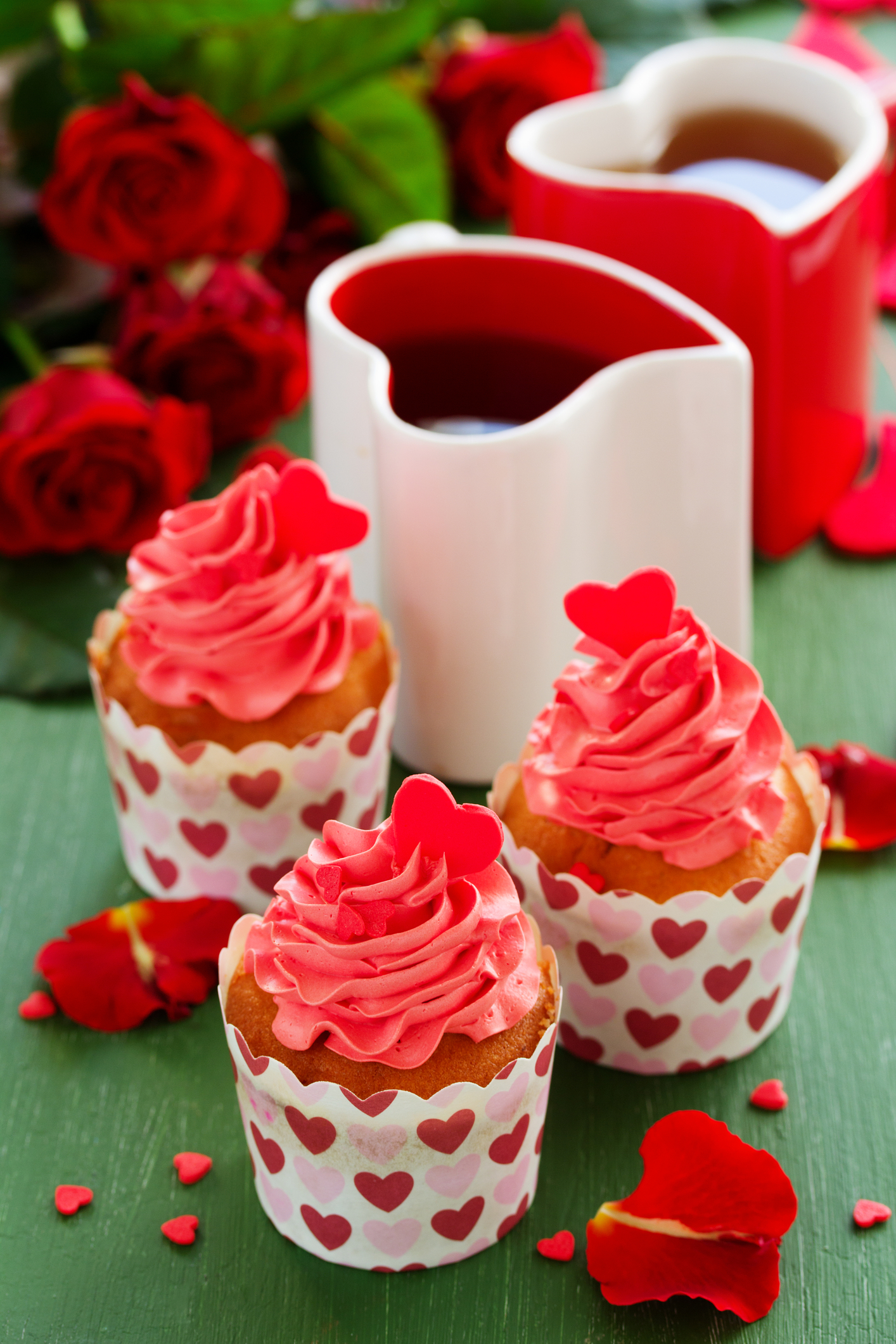 Pink Valentine Cupcakes A Sweet Heart Recipe