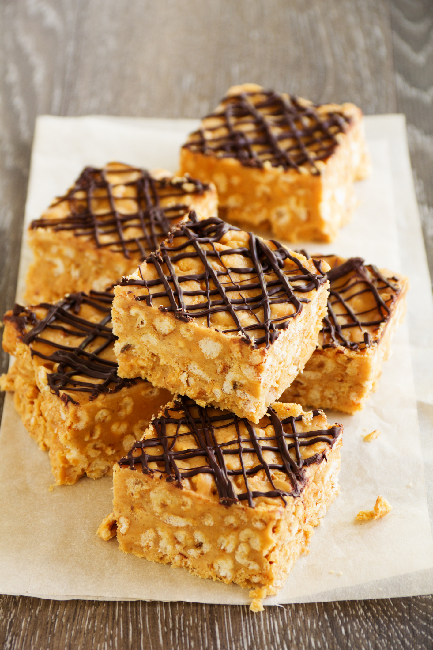 Peanut Rice Crispy Squares Quick Easy Recipe