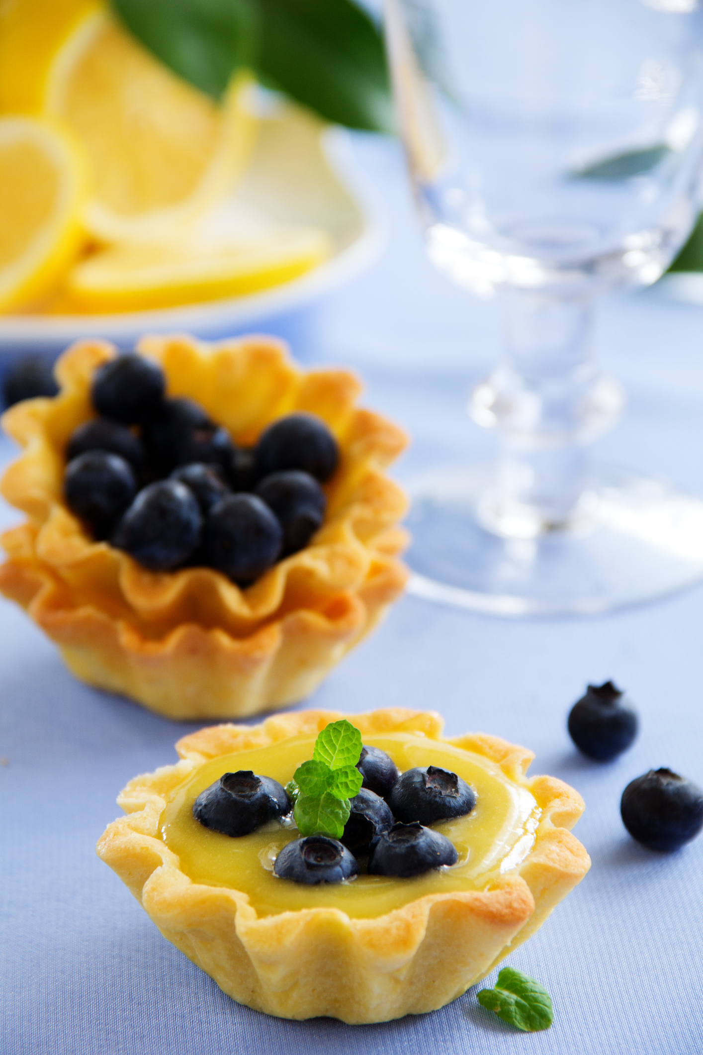 Easy Lemon Blueberry Tarts Recipe Delight