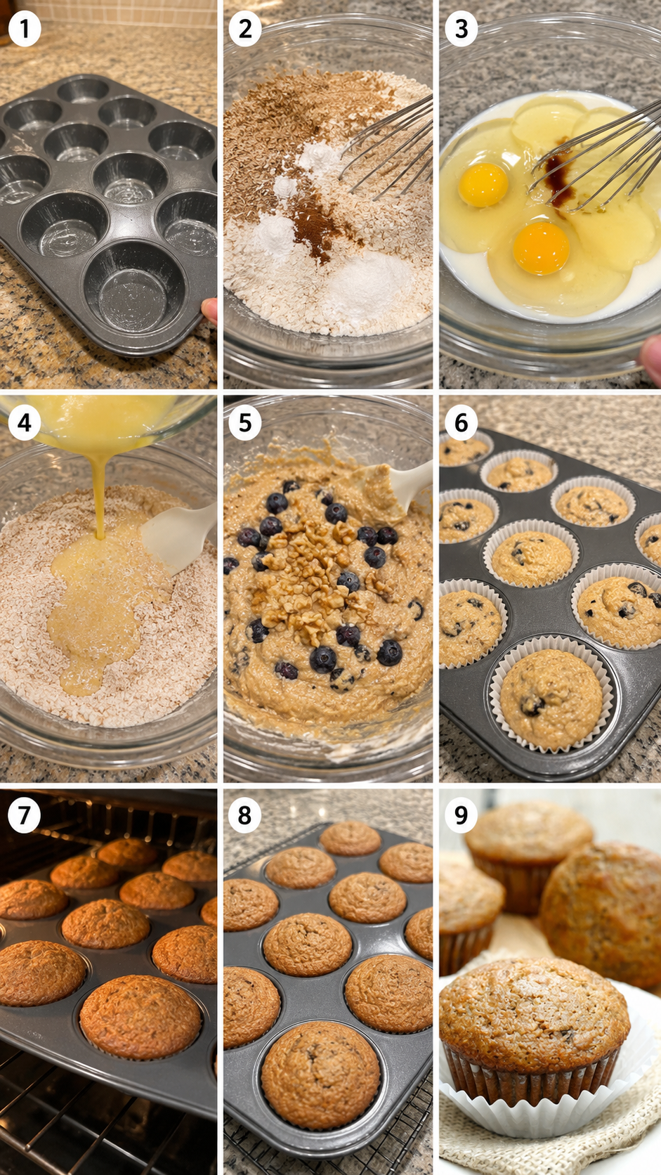 Ultimate Blueberry Bran Muffins Quick Easy Recipe ingredients