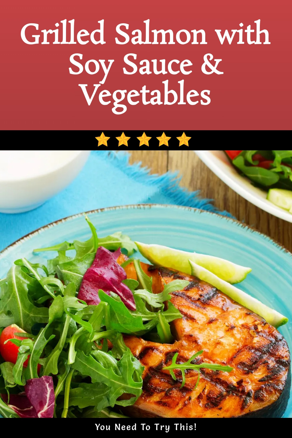 Grilled Salmon with Soy Glazed Vegetables ingredients