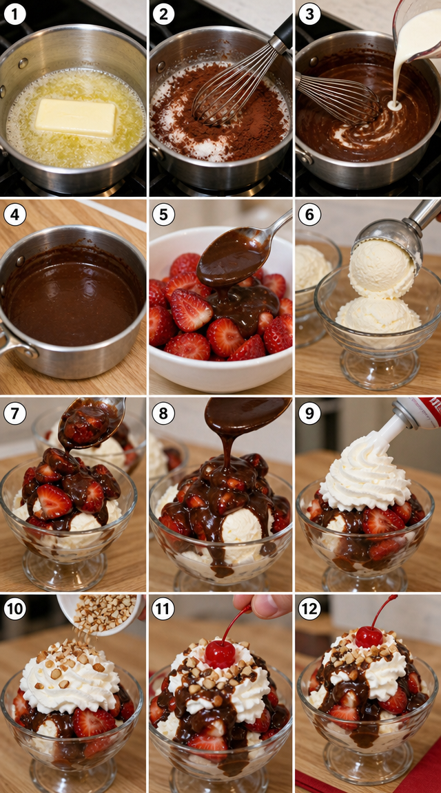 Quick Luscious Sundae for Two Lovers ingredients