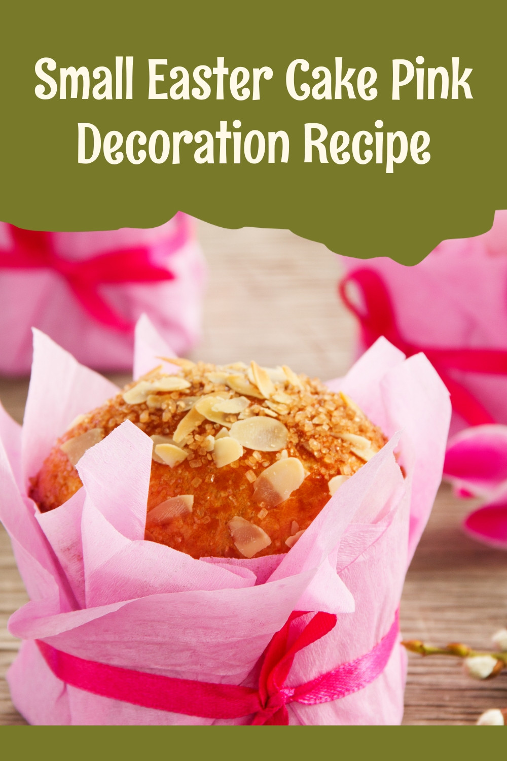 Pink Easter Cake Simple Small Batch Recipe ingredients