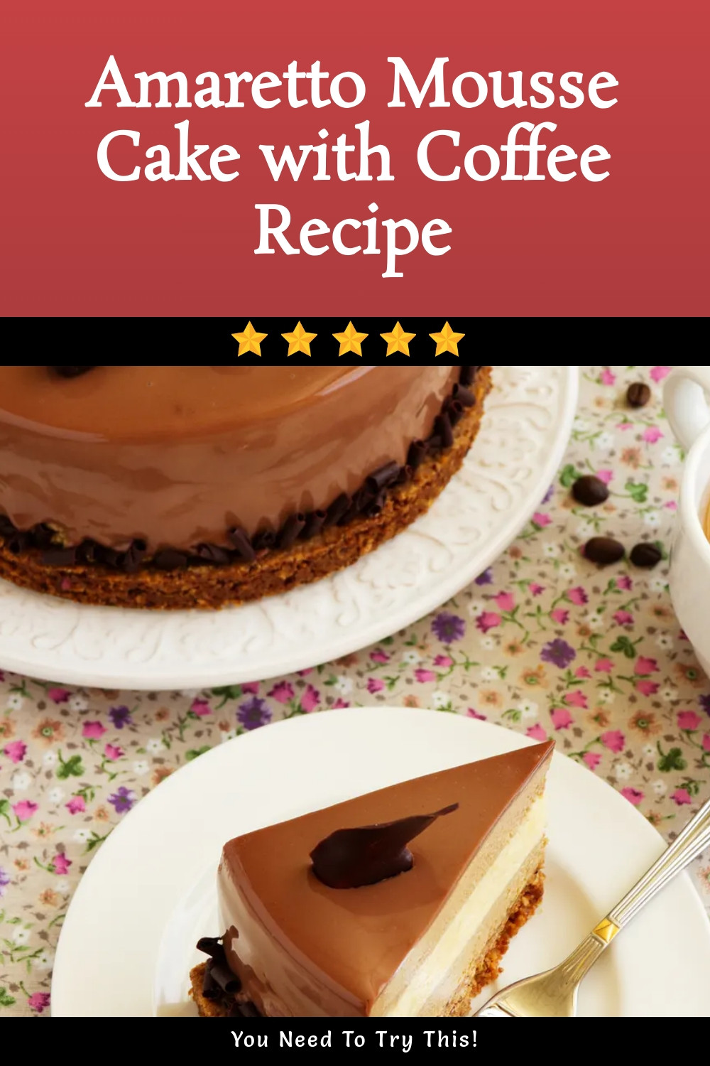 Amaretto Coffee Mousse Cake Recipe Indulgence ingredients