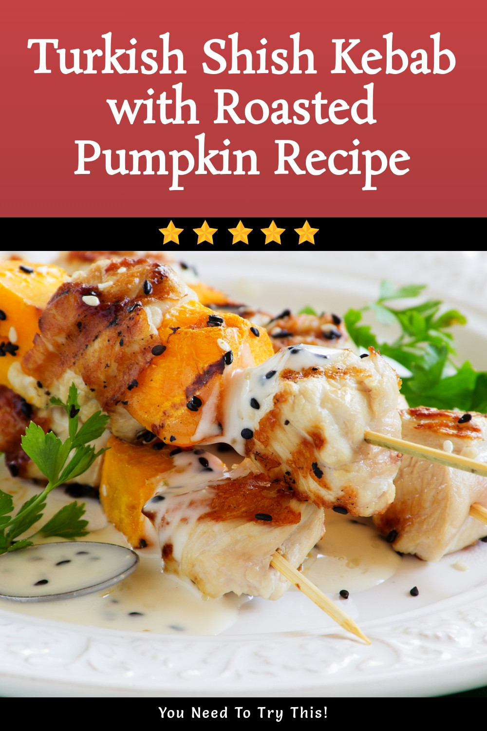 Turkish Shish Kebab and Pumpkin Roast Harmony ingredients