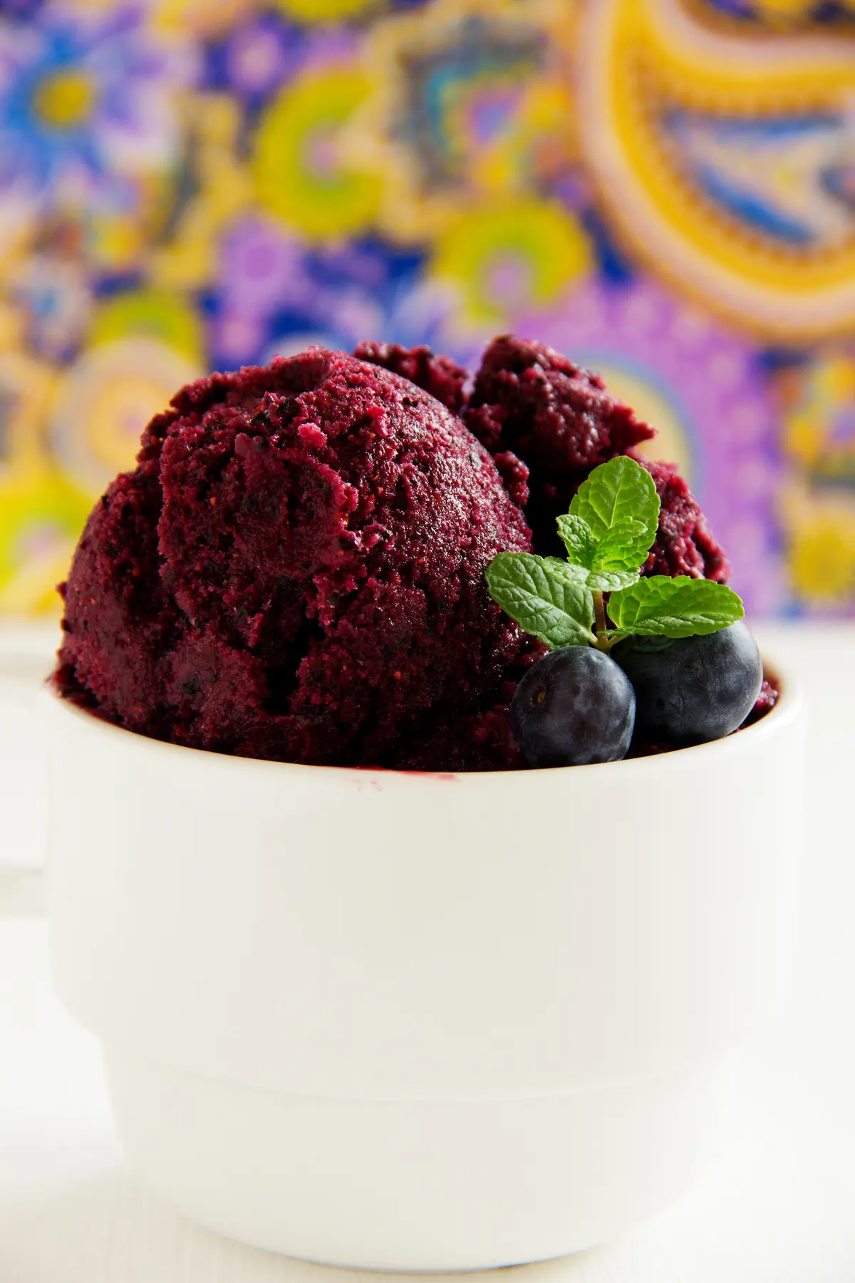 Homemade Blueberry Yogurt Ice Cream Recipe