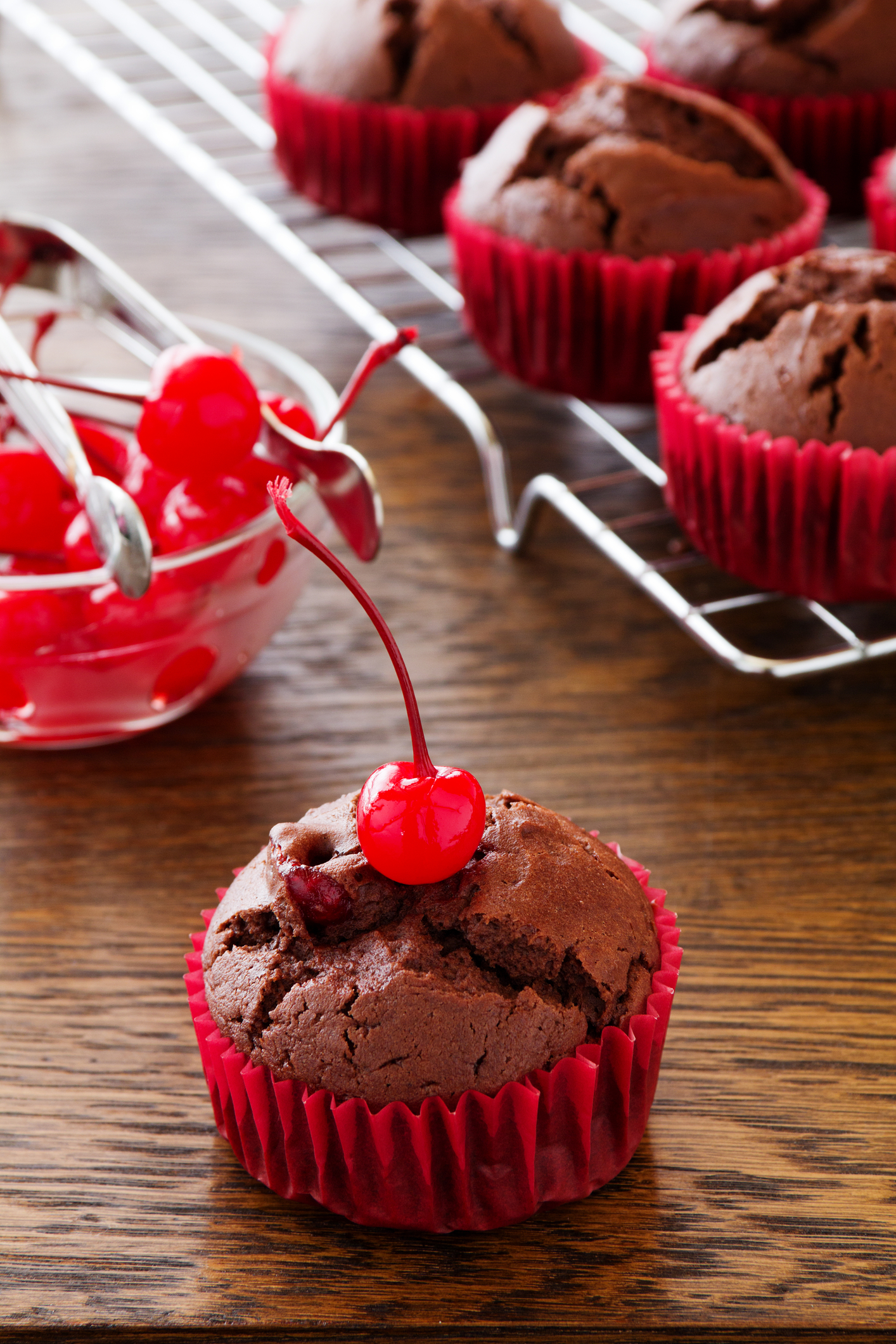 Chocolate Cherry Nut Muffins Recipe Easy Homemade