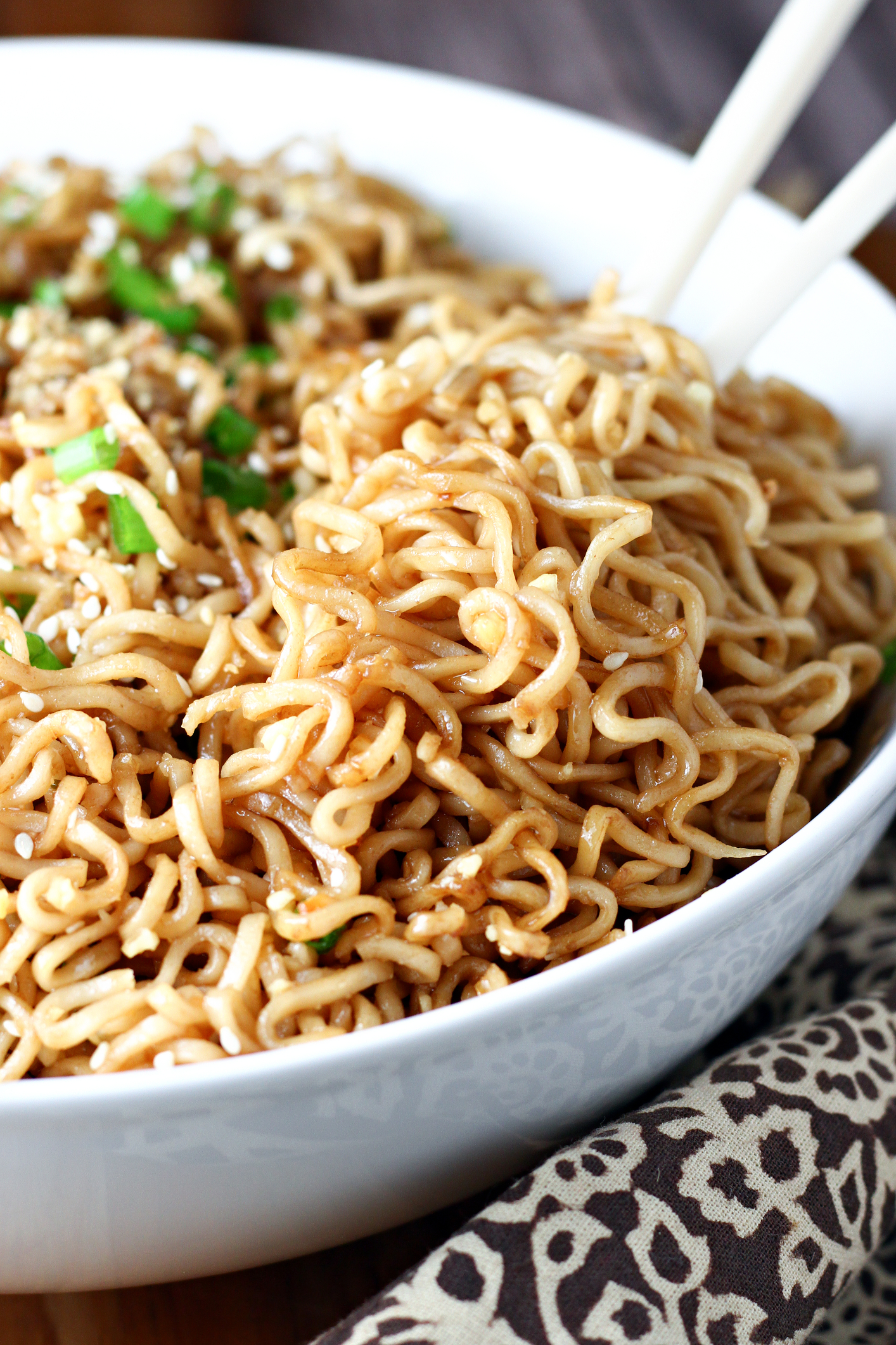 Quick Thai Peanut Noodle Bowl Dinner Idea