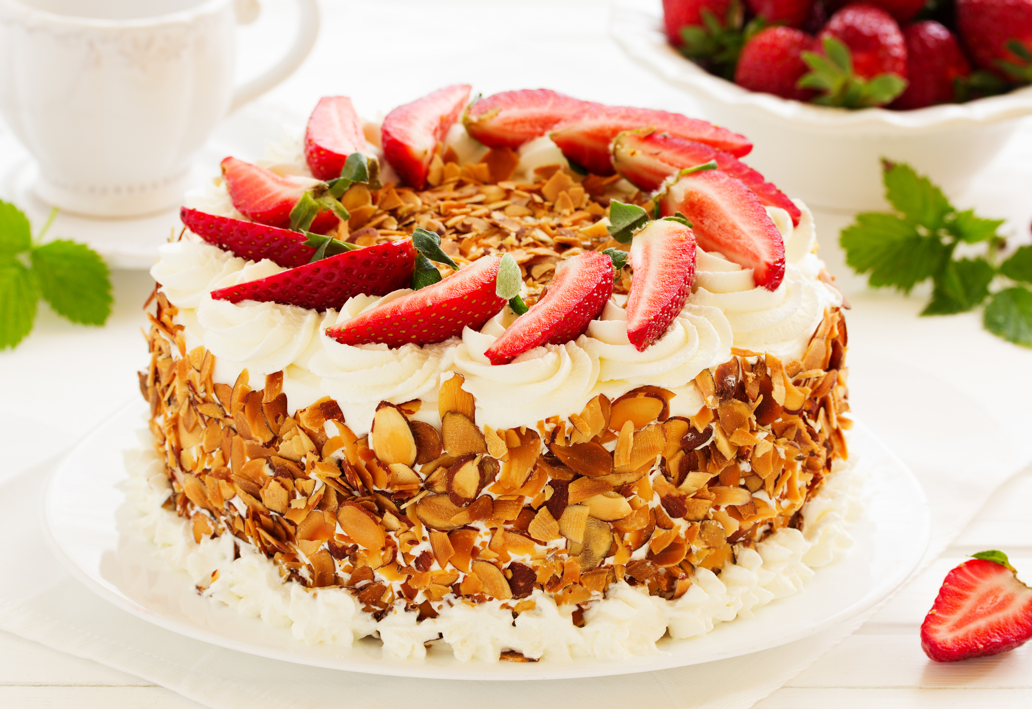 Fresh Strawberry Jam Cake Simple Delight