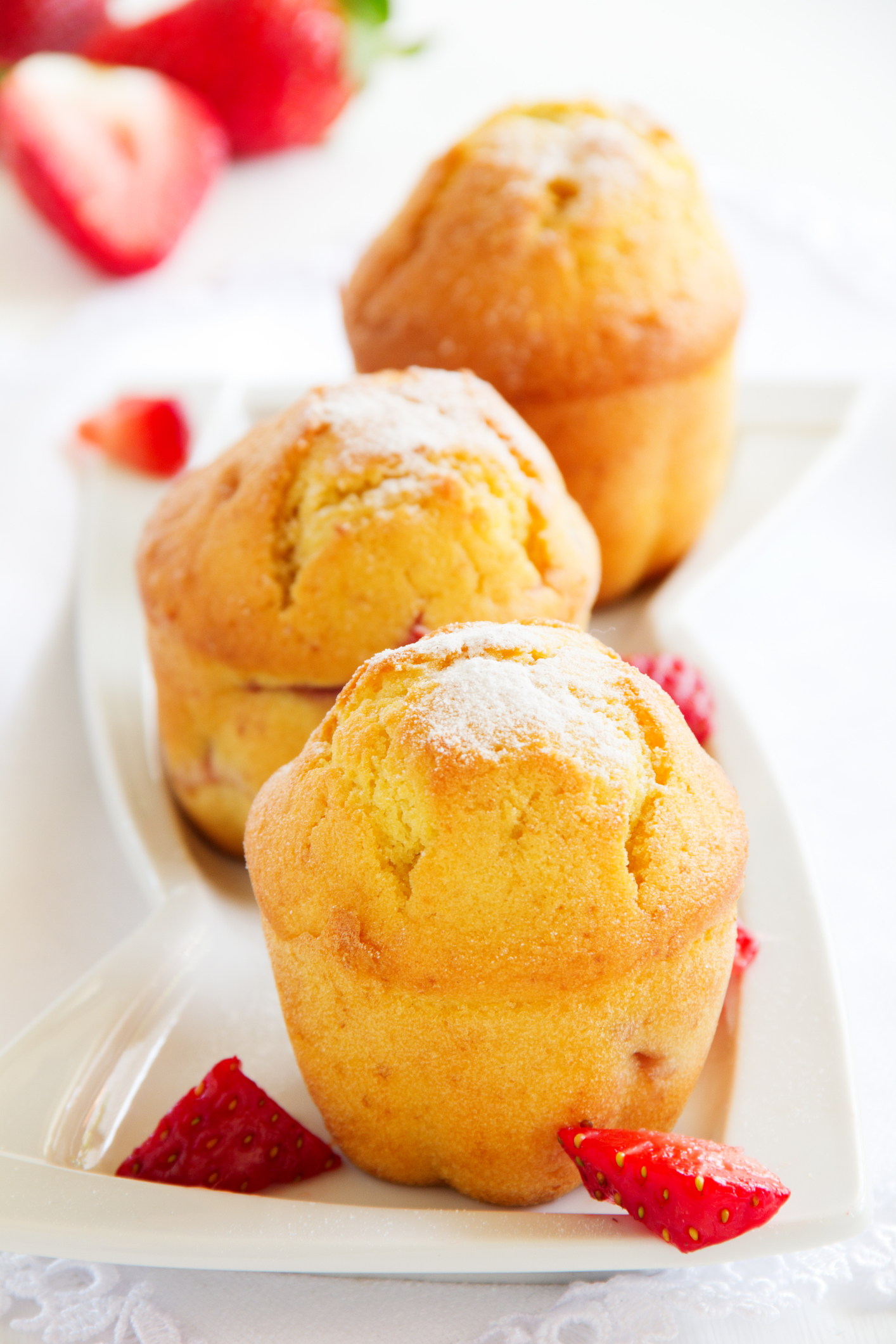 Moist Fresh Strawberry Muffins Ready in Under 30 Minutes