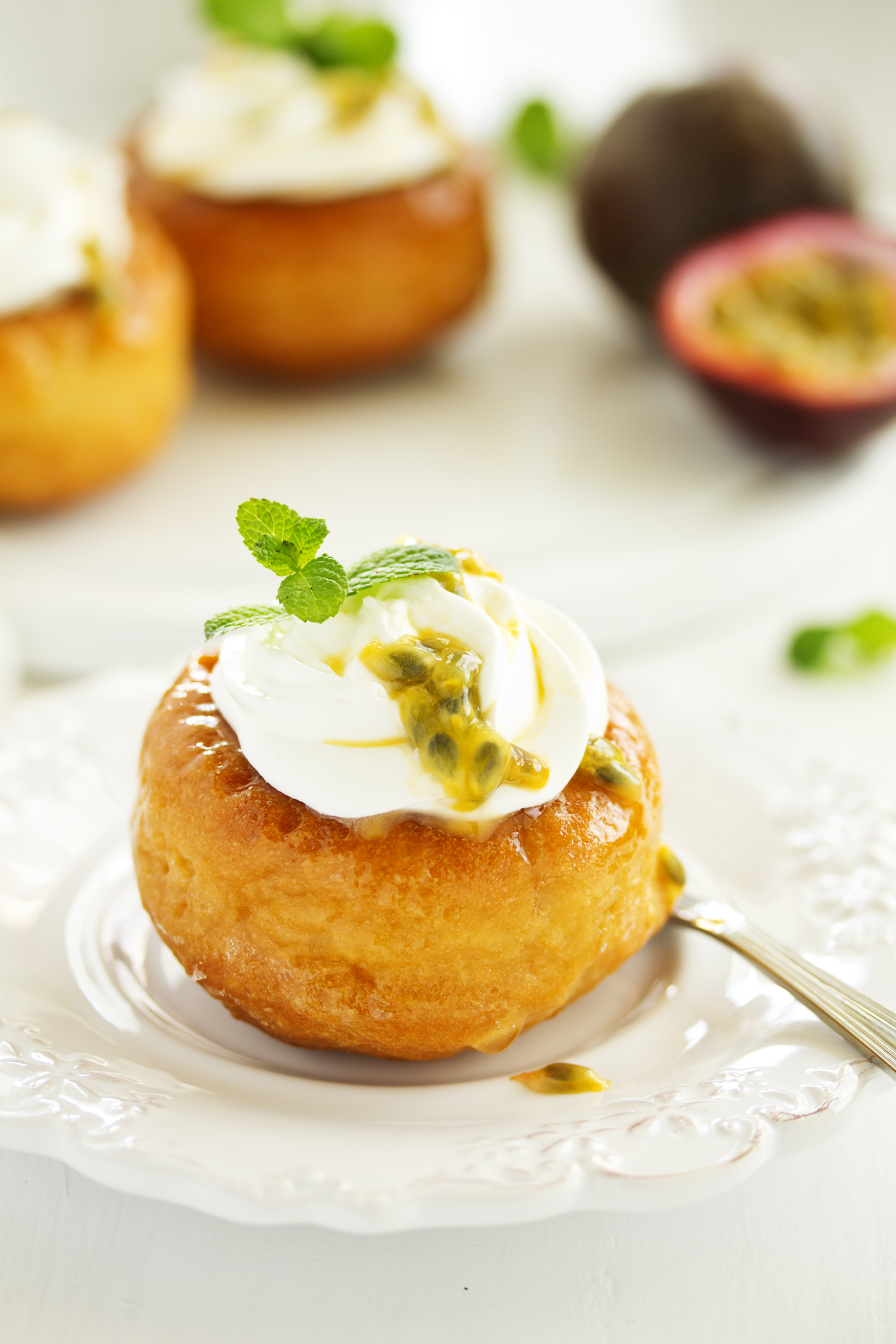 Rum Woman Brioche with Passion Fruit Cream Recipe