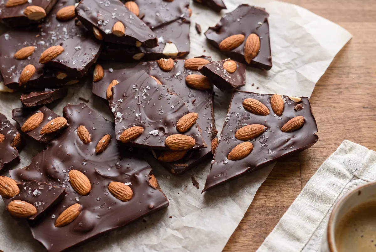 Chocolate Almond Bark Chocolate Almond Bark