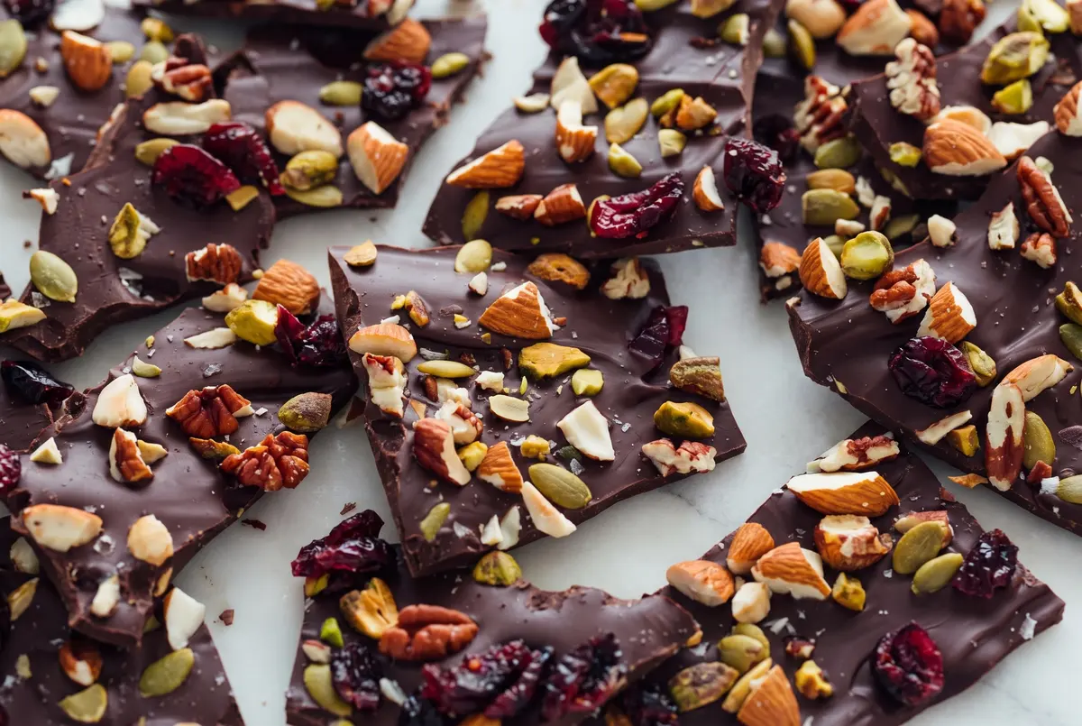 Easy Chocolate Bark Recipe (Perfect for Holiday Gifting)