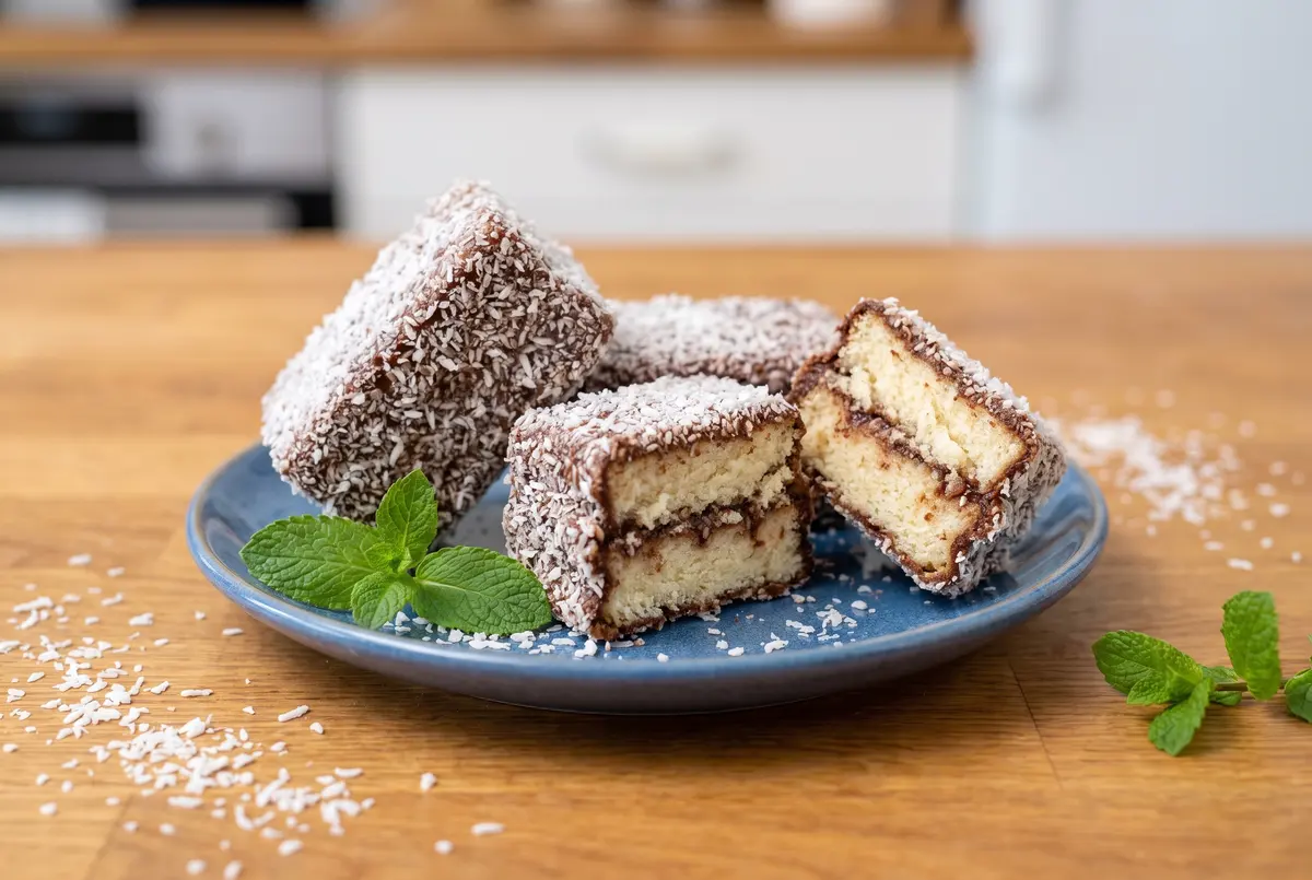 Easy Chocolate Coconut Lamington Bites (Soft & Snowy)