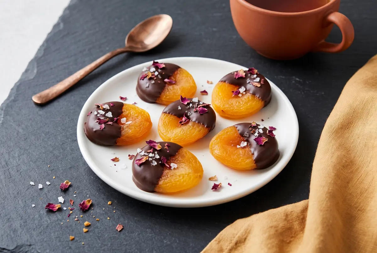 Foolproof Dark Chocolate-Dipped Apricots (Sweet, Salty & Ready in 30 Minutes)