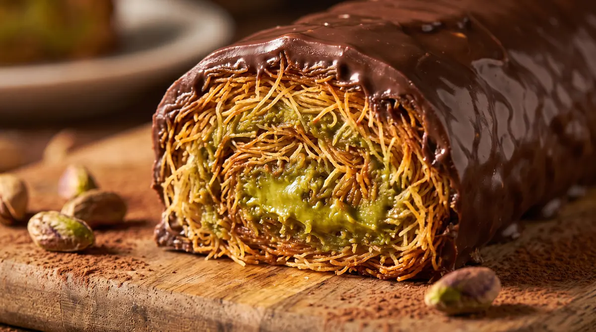 Homemade Dubai Chocolate Bar (Pistachio & Crispy Kadaifi)