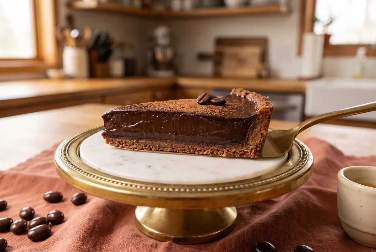 Easy Chocolate Espresso Mousse Tart (Silky & Make-Ahead)