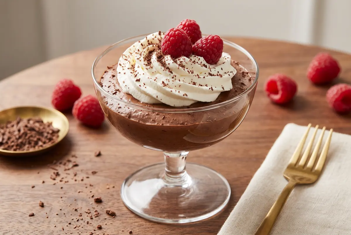 Silky Chocolate Mascarpone Mousse Cups (No-Bake, 4 Ingredients)