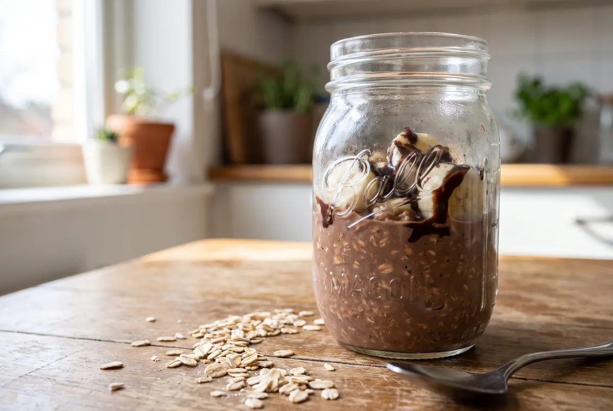 Chocolate Overnight Oats (Easy Make-Ahead Breakfast)