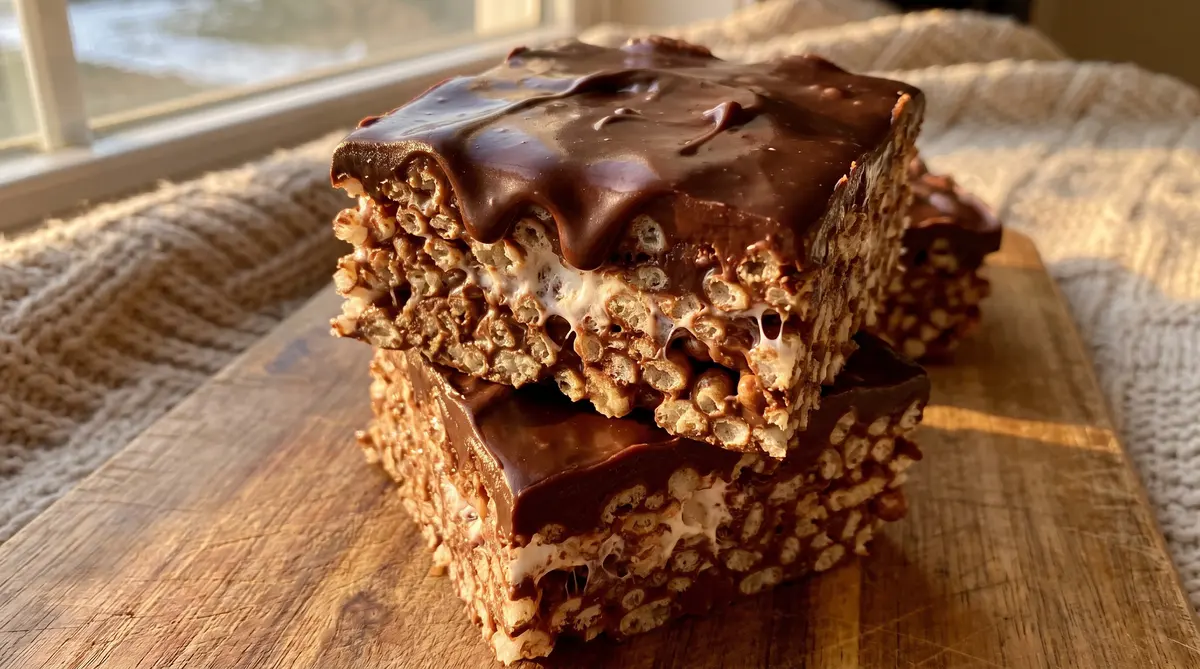 Easy Chocolate Rice Krispie Treats Recipe