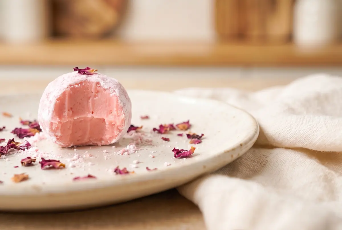 Easy Chocolate Rose Lychee Truffles (3-Ingredient Twist)