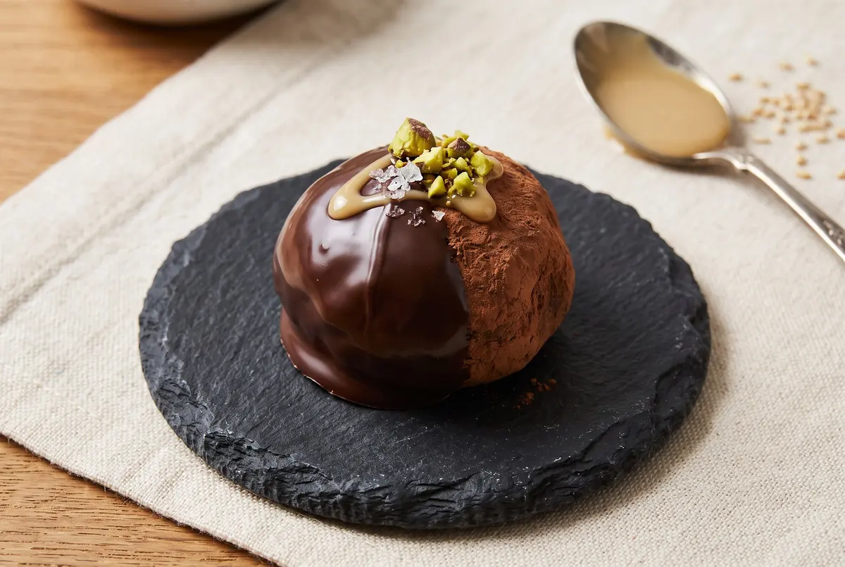 Silky Chocolate Tahini Caramel Truffles (5-Ingredient, No-Bake) Silky Chocolate Tahini Caramel Truffles (5-Ingredient, No-Bake)