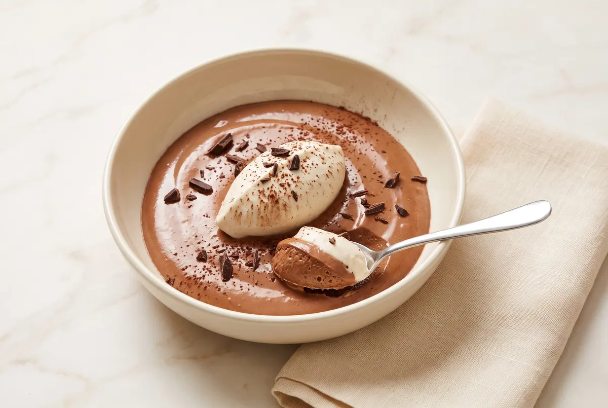 Silky Chocolate Tahini Mousse with Sesame Brittle (Make-Ahead)