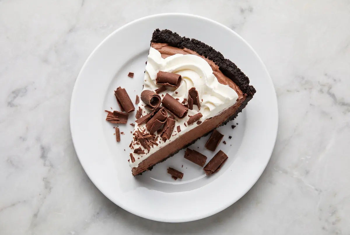 Silky Chocolate Cream Pie (No-Bake Recipe)