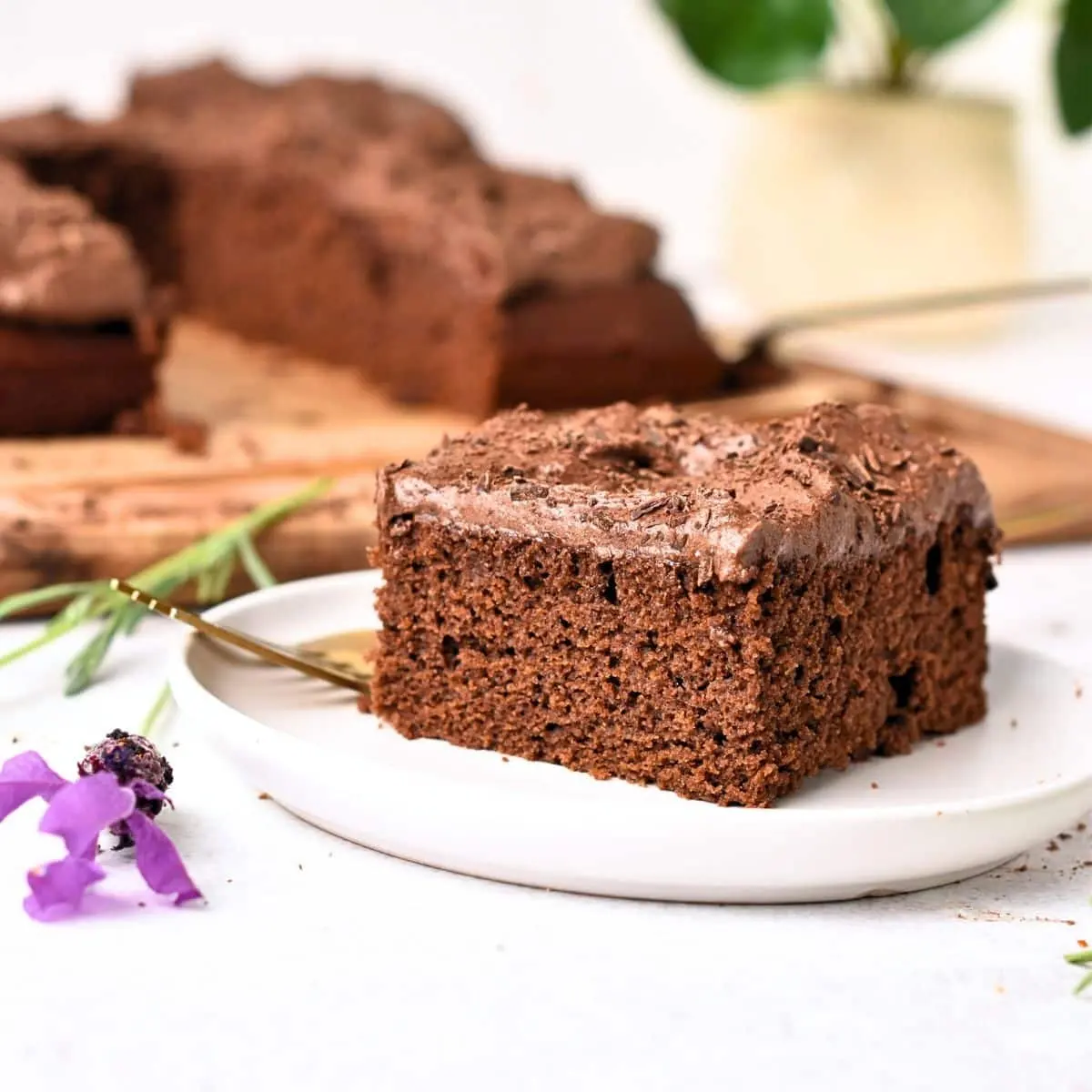 Condensed Milk Chocolate Cake (5 Ingredients, No Eggs)