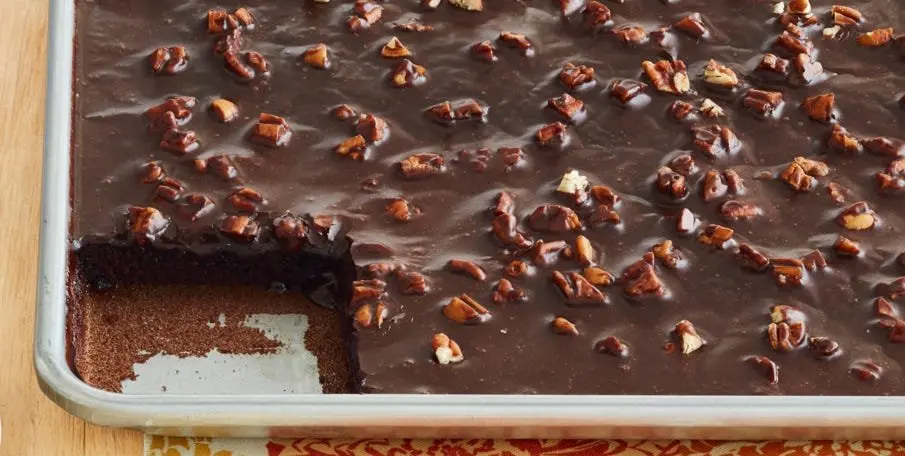 Best Chocolate Sheet Cake - photo from The Pioneer Woman