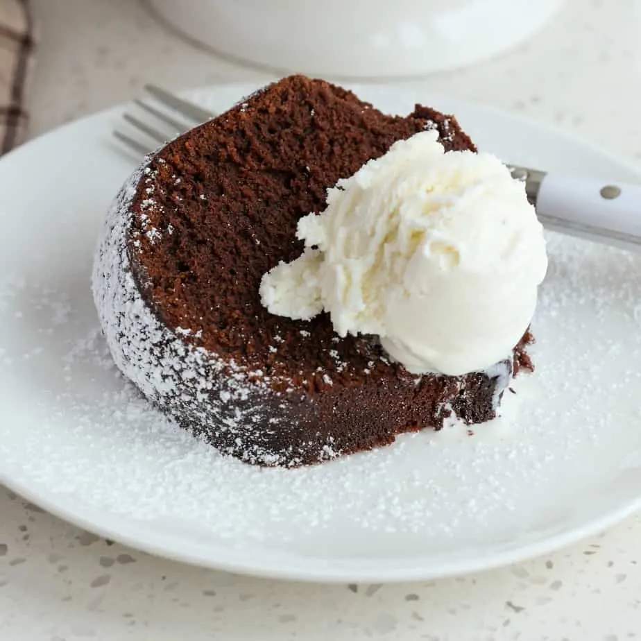 Chocolate Pound Cake - photo from Small Town Woman