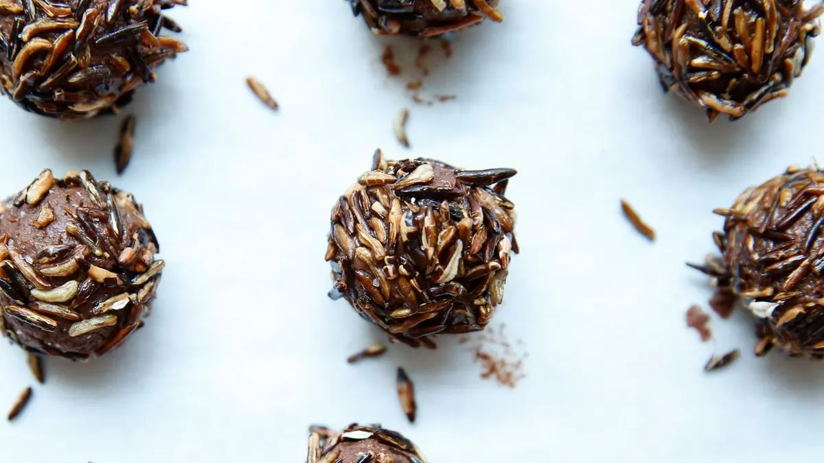 Chocolate-Tahini Truffles - photo from Bon Appétit