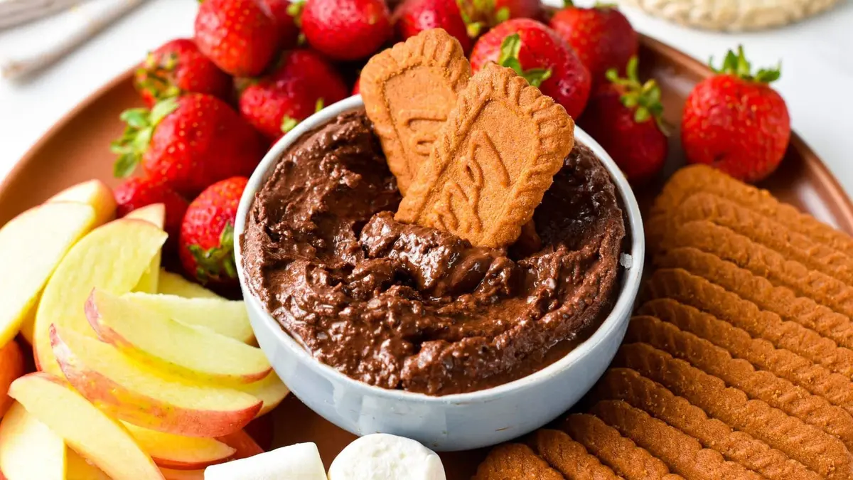 Dark Chocolate Hummus - photo from The Conscious Plant Kitchen