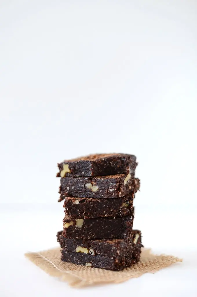 5-Minute Espresso Walnut Brownies