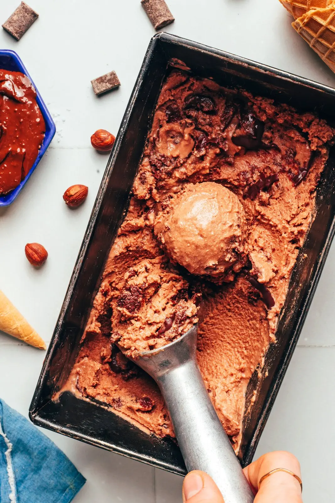 Vegan Nutella Ice Cream