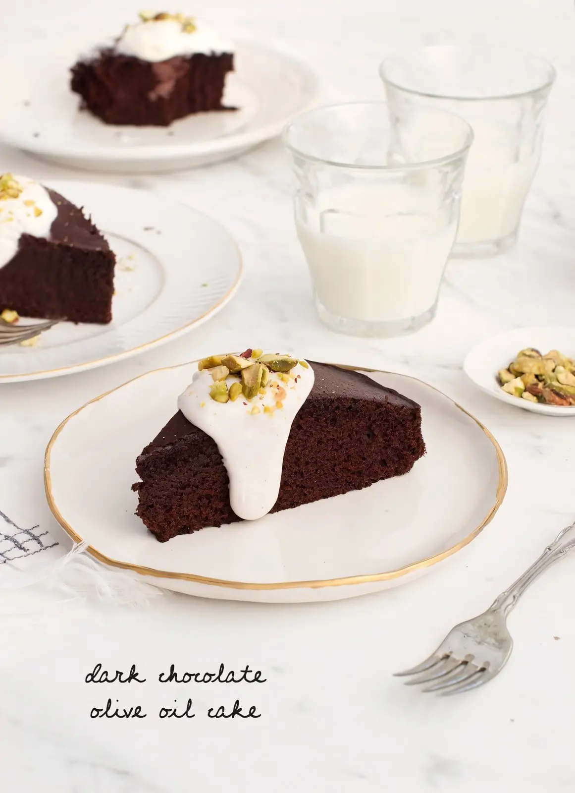 Dark Chocolate Olive Oil Cake Recipe