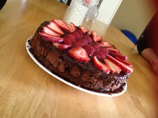 Mom's Chocolate Chiffon Cake Recipe