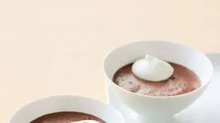 Mom's Blender Chocolate Mousse with Lemon Cream Recipe | Bon Appétit