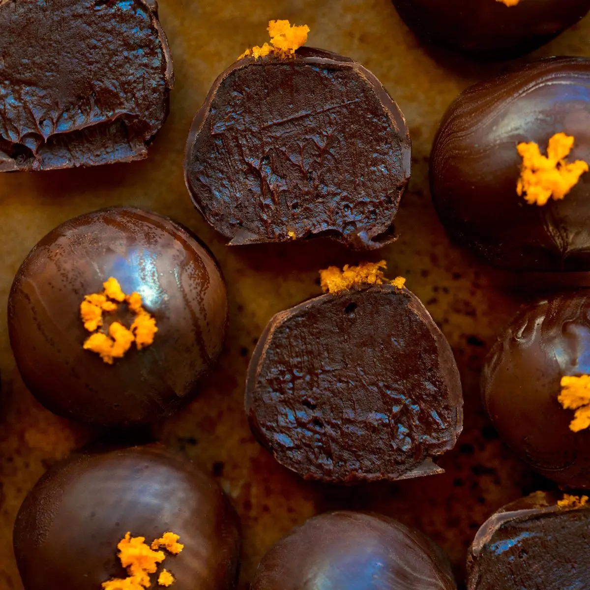 Chocolate Orange Truffles - Just 3 Ingredients! (+VIDEO)